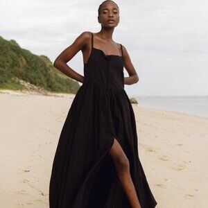 Posse Sadie button up midi dress